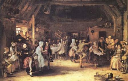 Sir David Wilkie The Penny Wedding (mk25) china oil painting image